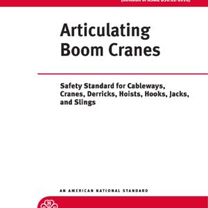 ASME B30.22 - Articulating Boom Cranes